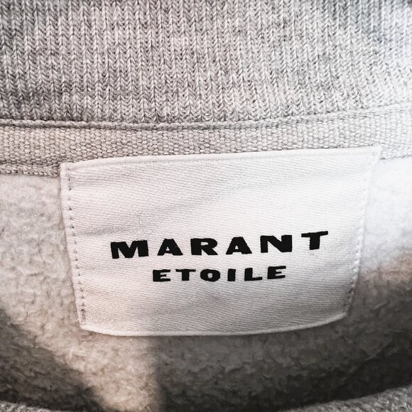 Isabel Marant Gray Oversized Sweatshirt - Picture 8 of 11